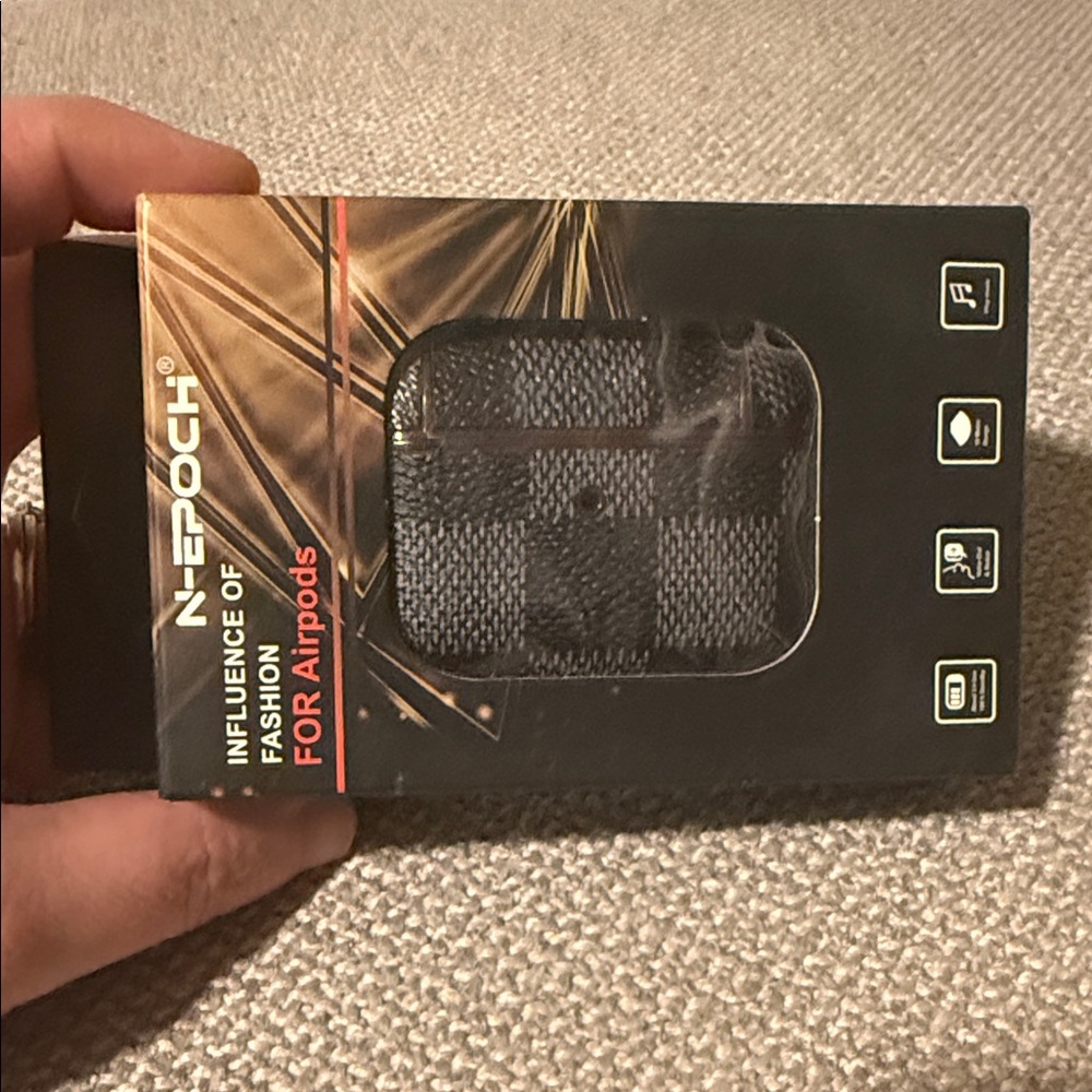Black Grey AirPods Case Designer